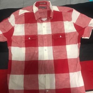 Express button up short sleeve